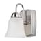 Nuvo Lighting 8W LED 1-Light Vanity, 3K, Brushed Nickel with Alabaster Glass 62/1567 - alternate 4